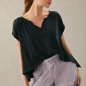 Pilcro Shirred Top anthropology